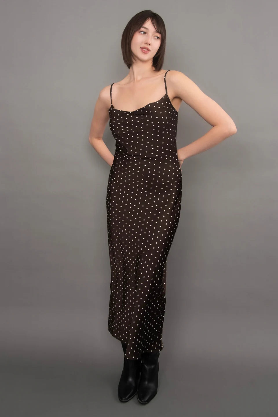Polka Dot Slip Dress