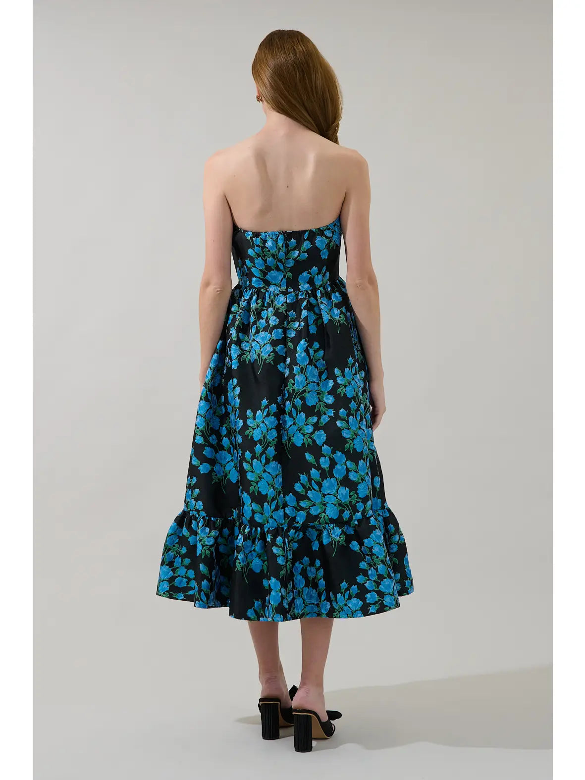 Aurra Strapless Midi Dress (XS-3X)