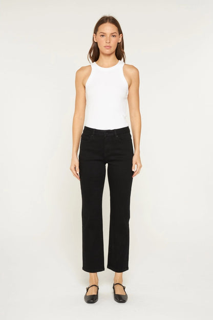 Krystal Straight Leg Black (0-22W)