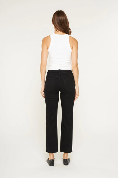 Krystal Straight Leg Black (0-22W)
