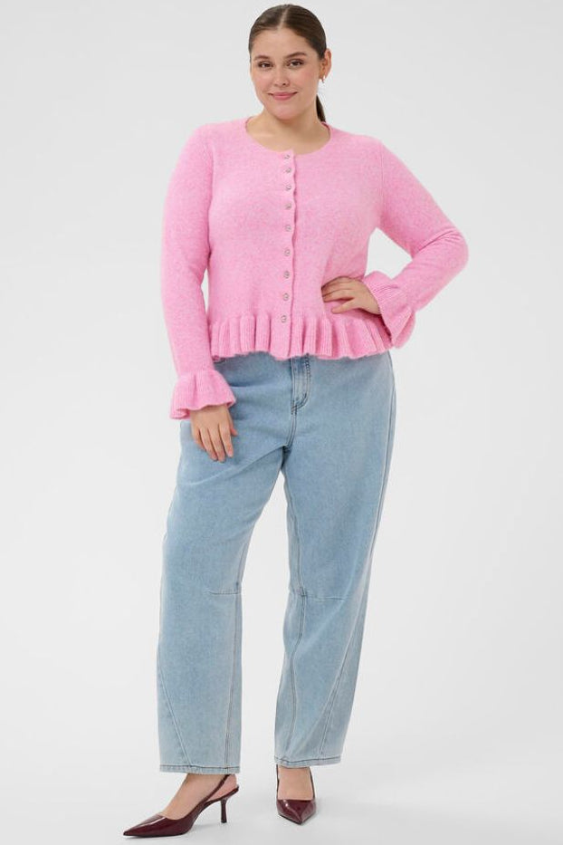 CURVE Ruffle Hem Cardigan