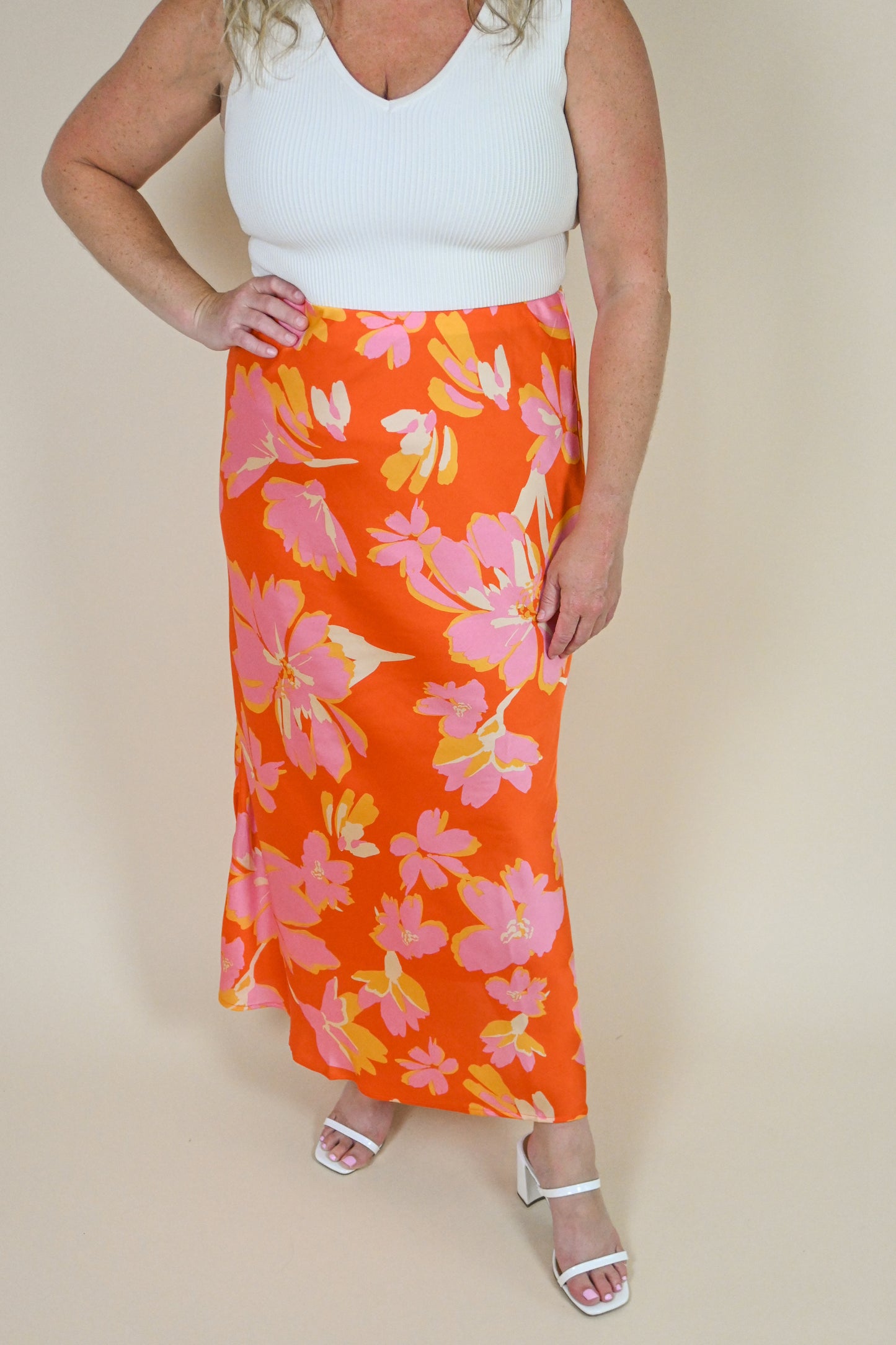 CURVE Sunburst Midi Skirt