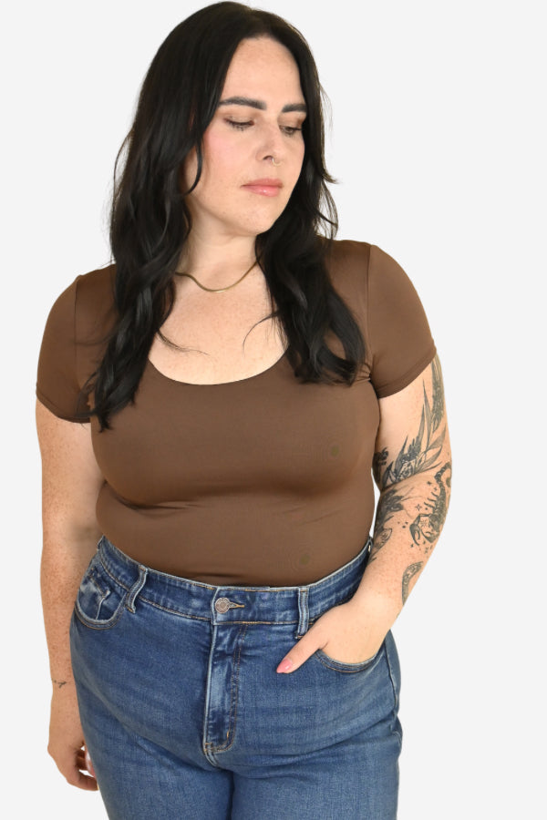 CURVE Scoop Neck Tee