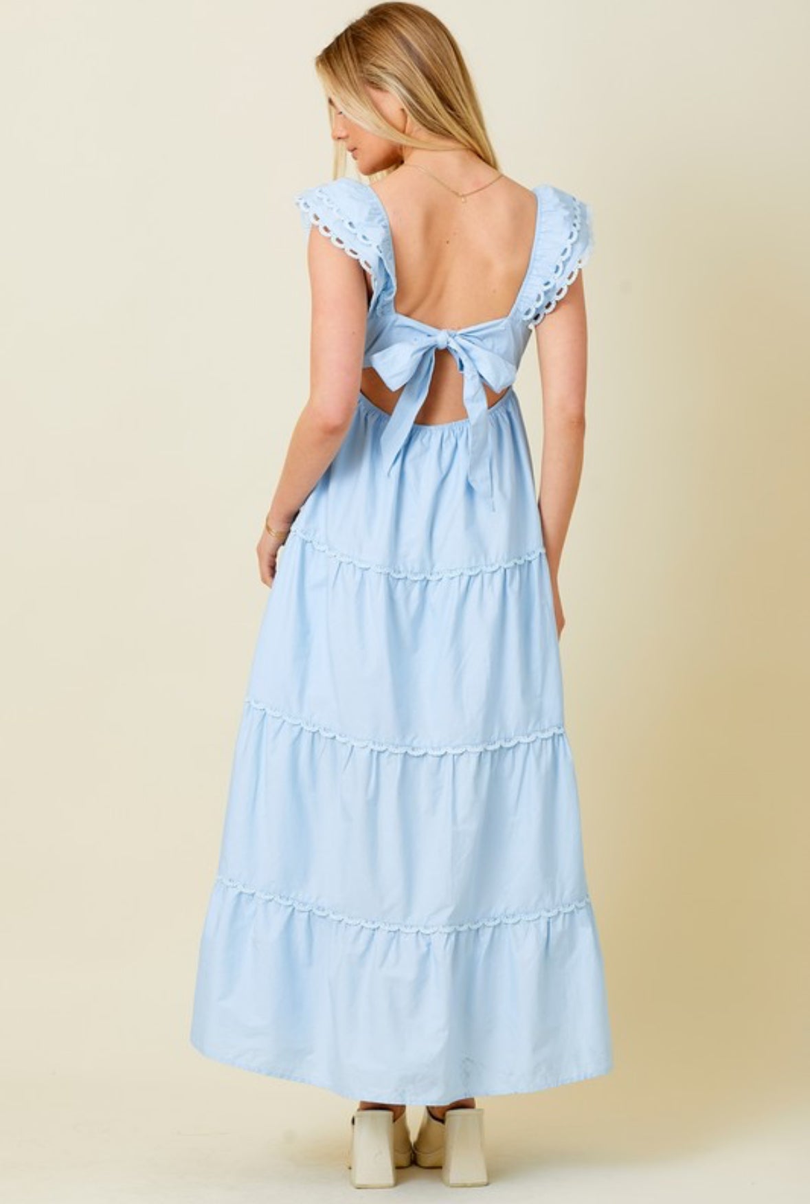 Baby Blue Maxi Dress (S-3X)