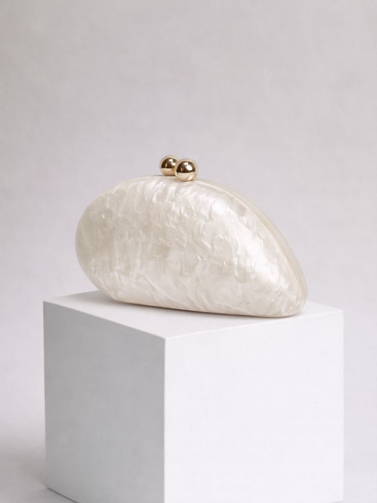 Pearl Acrylic Clutch
