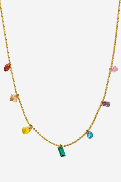 Rainbow Jewel Necklace