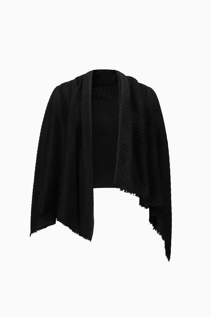 Pleated Shimmer Scarf