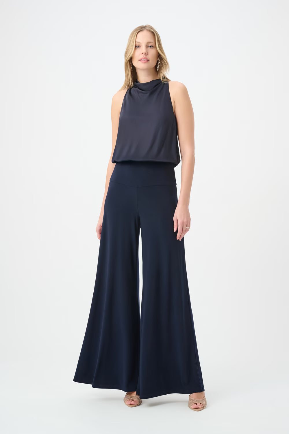 Satin Halter Jumpsuit (Size 2-22)