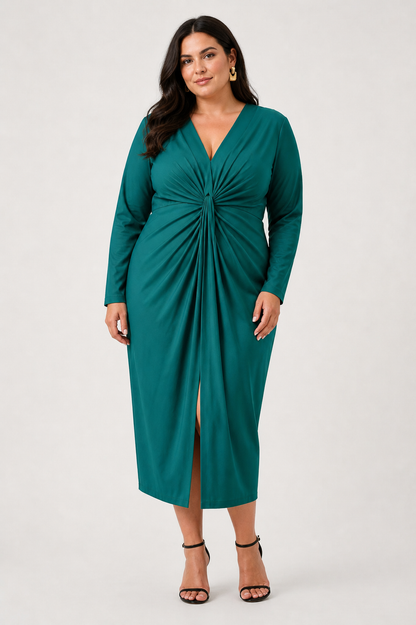 Ruched Sheath Dress (8-20)