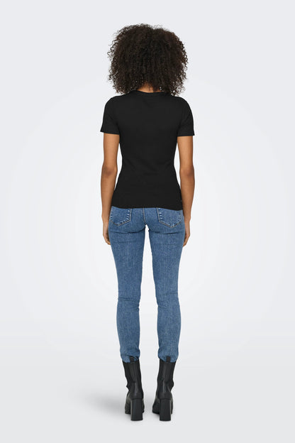 Rib Knit Tee (3 Colors)