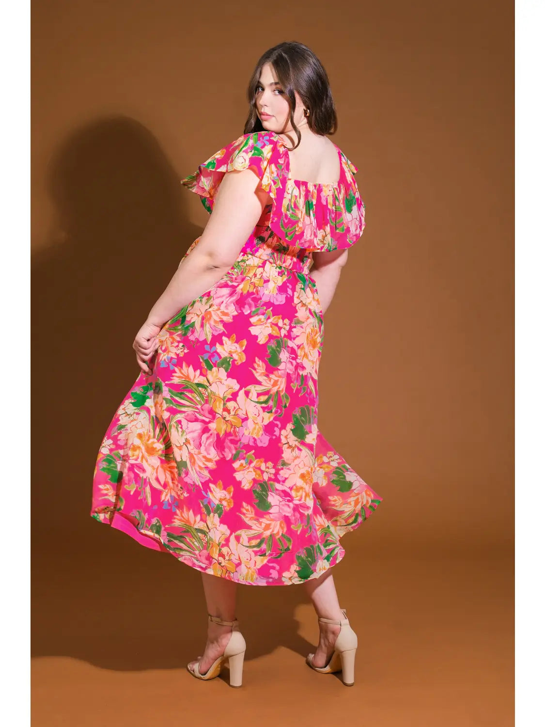 CURVE OTS Midi Dress