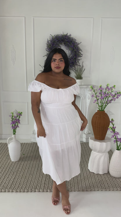 Gauzey SS Midi Dress (S-3X)
