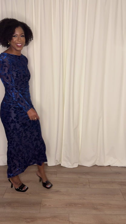 Islington Velvet Maxi Dress