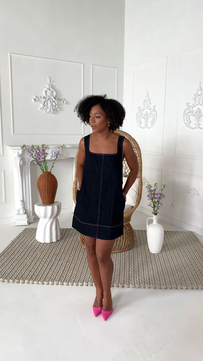Lindsay Denim Mini Dress
