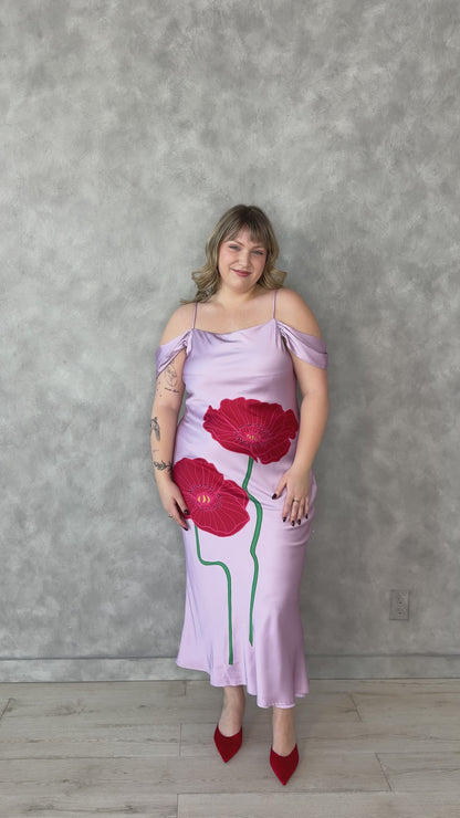 Audrey Floral Midi Dress (S-XXL)