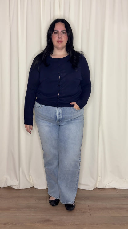 CURVE Classic Fine knit Cardigan