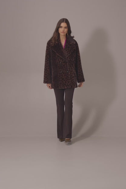 Leopard Faux Fur Jacket (S-XXL)