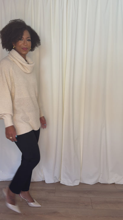 Loose Turtle Neck Sweater (3 Colors)