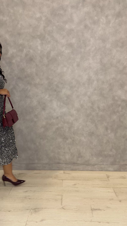CURVE Sequin Midi Dress