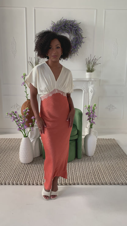 Carolina Color block Maxi Dress (S-XXL)