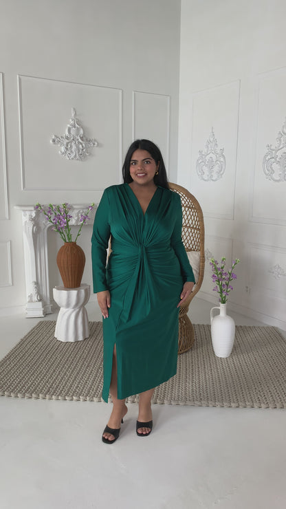 Ruched Sheath Dress (8-20)