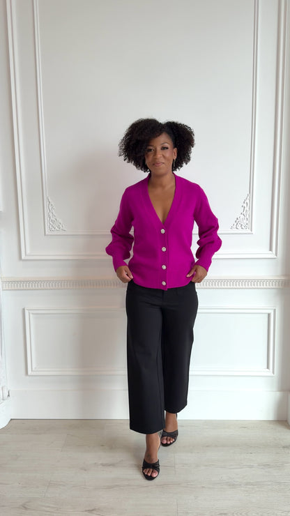 Super Soft Magenta Sweater (S-XXL)