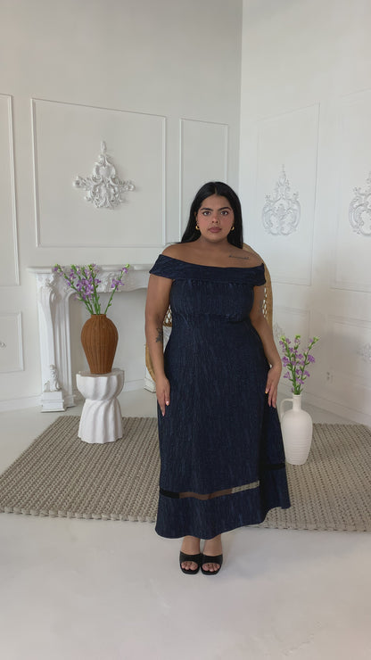Off the Shoulder Fit & Flare (2-22)