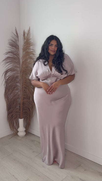 CURVE Satin Maxi Dress