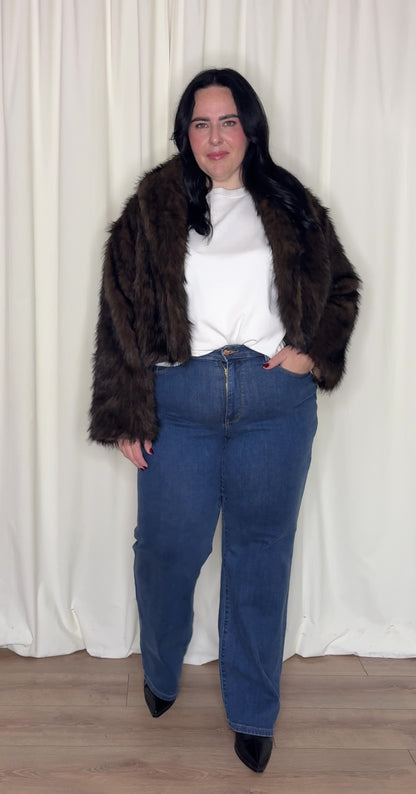 CURVE Faux Fur Jacket