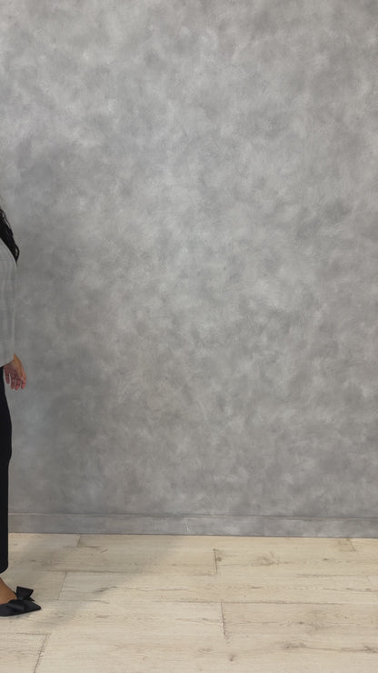 CURVE Plaid Sequin Top