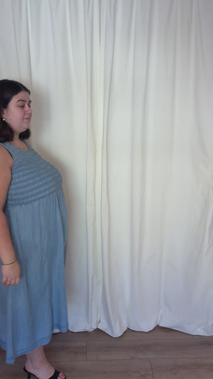 Tencel Midi Dress (S-XXL)