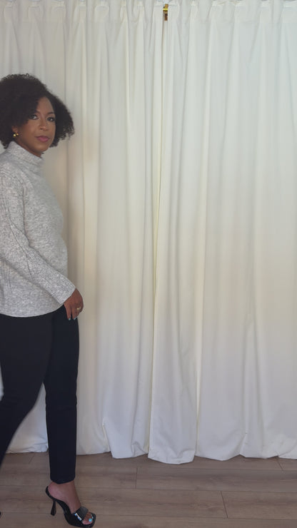 Licharyen Mock Neck Sweater