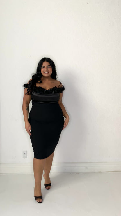 CURVE Rose Cocktail Dress