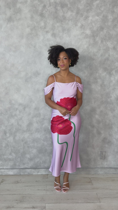 Audrey Floral Midi Dress (S-XXL)