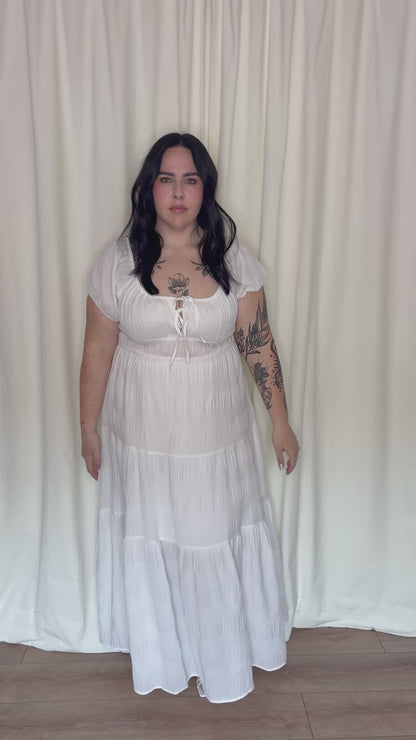 Crinkle Maxi Dress (S-3X)