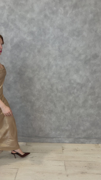 Golden Girl Slip Dress