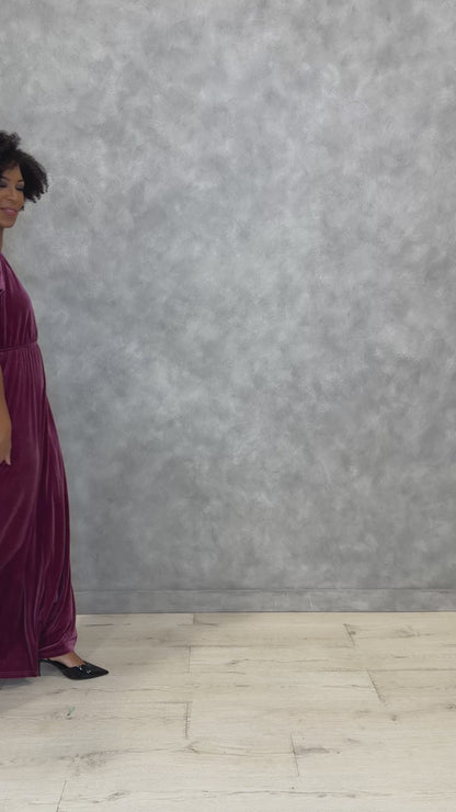 Velvet Maxi Dress
