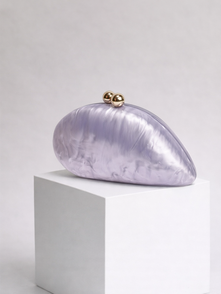 Pearl Acrylic Clutch