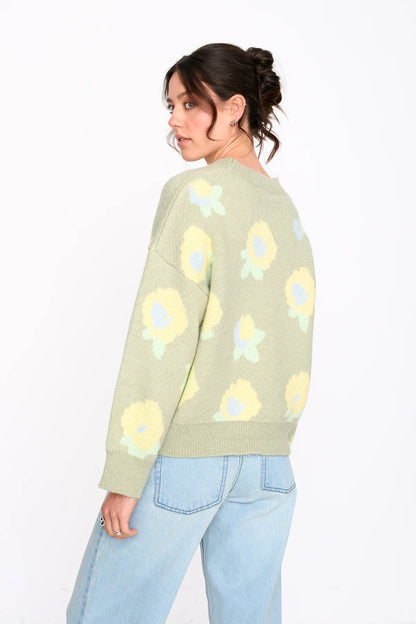 Floral Pullover Sweater