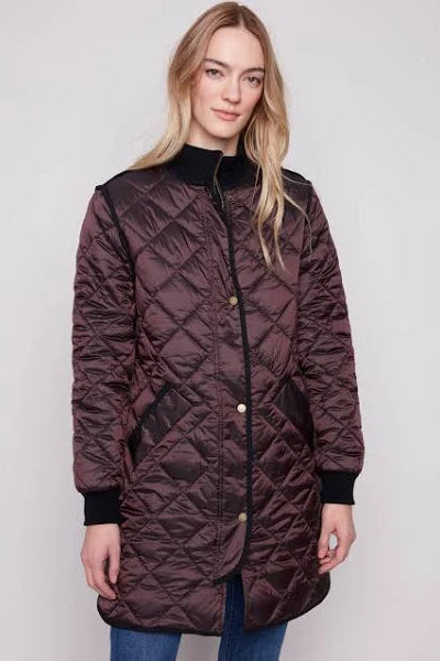 Quilted Longline Bomber Jacket (S-XXL)