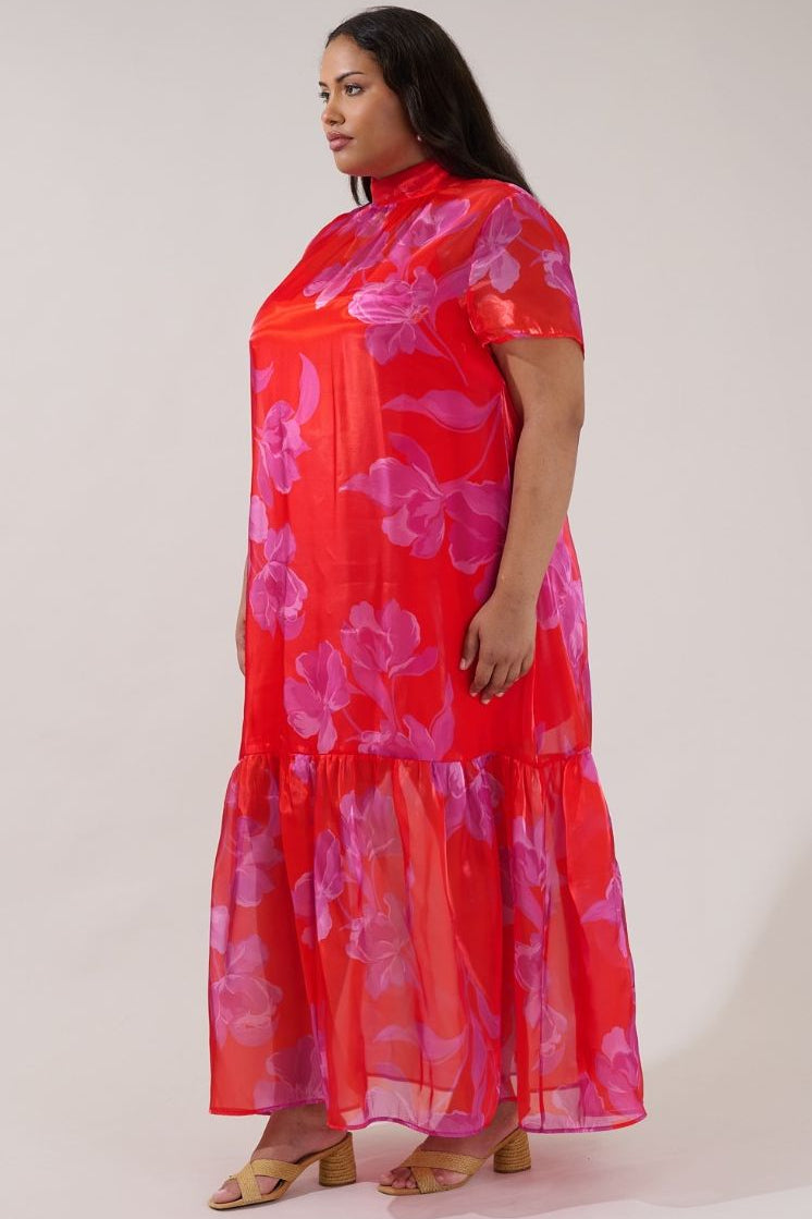 Diem Organza Maxi Dress (XS-3X)