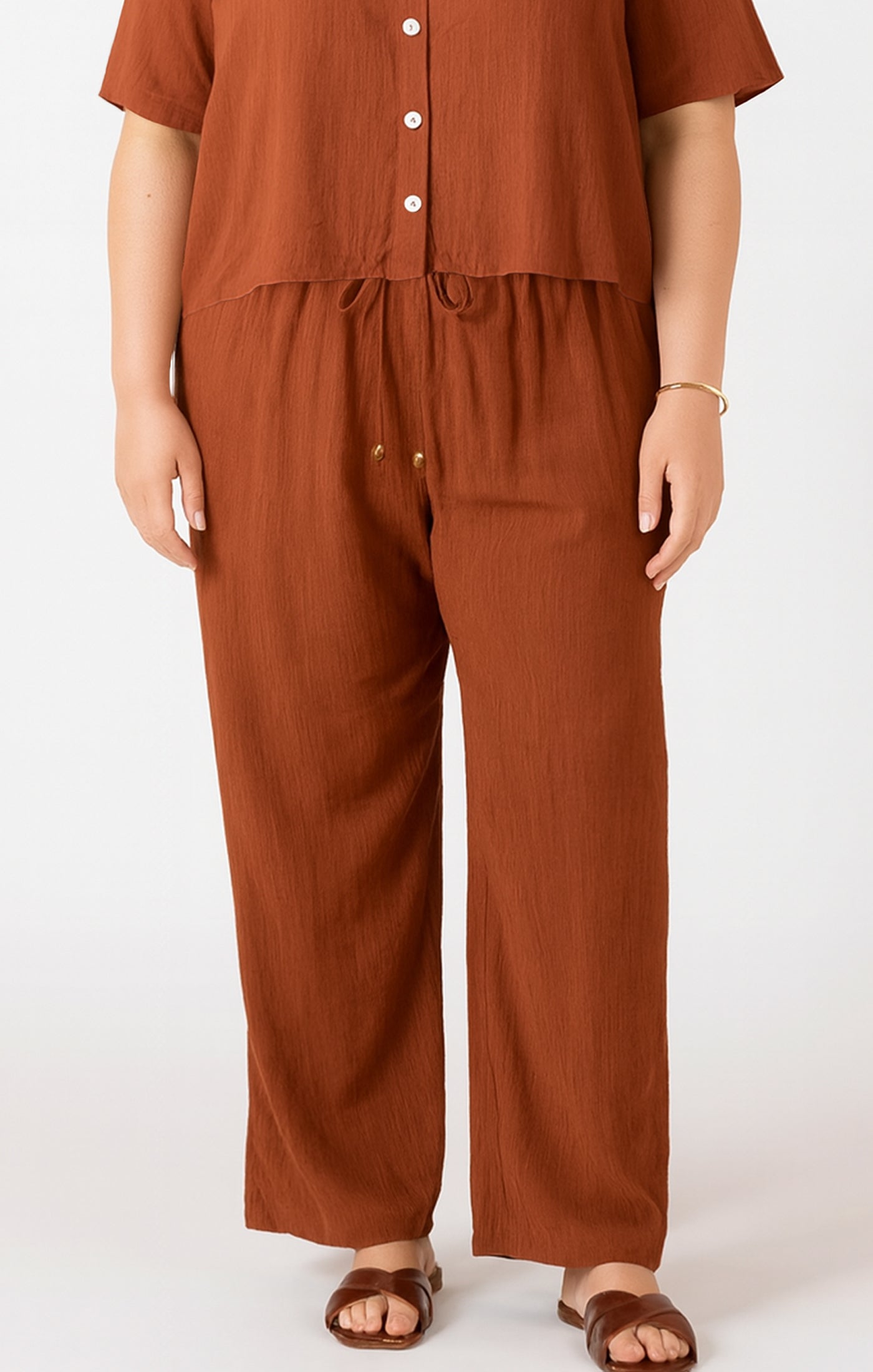 Drawstring Wide Pant (XS-2X)