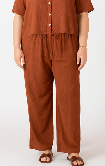Drawstring Wide Pant (XS-2X)
