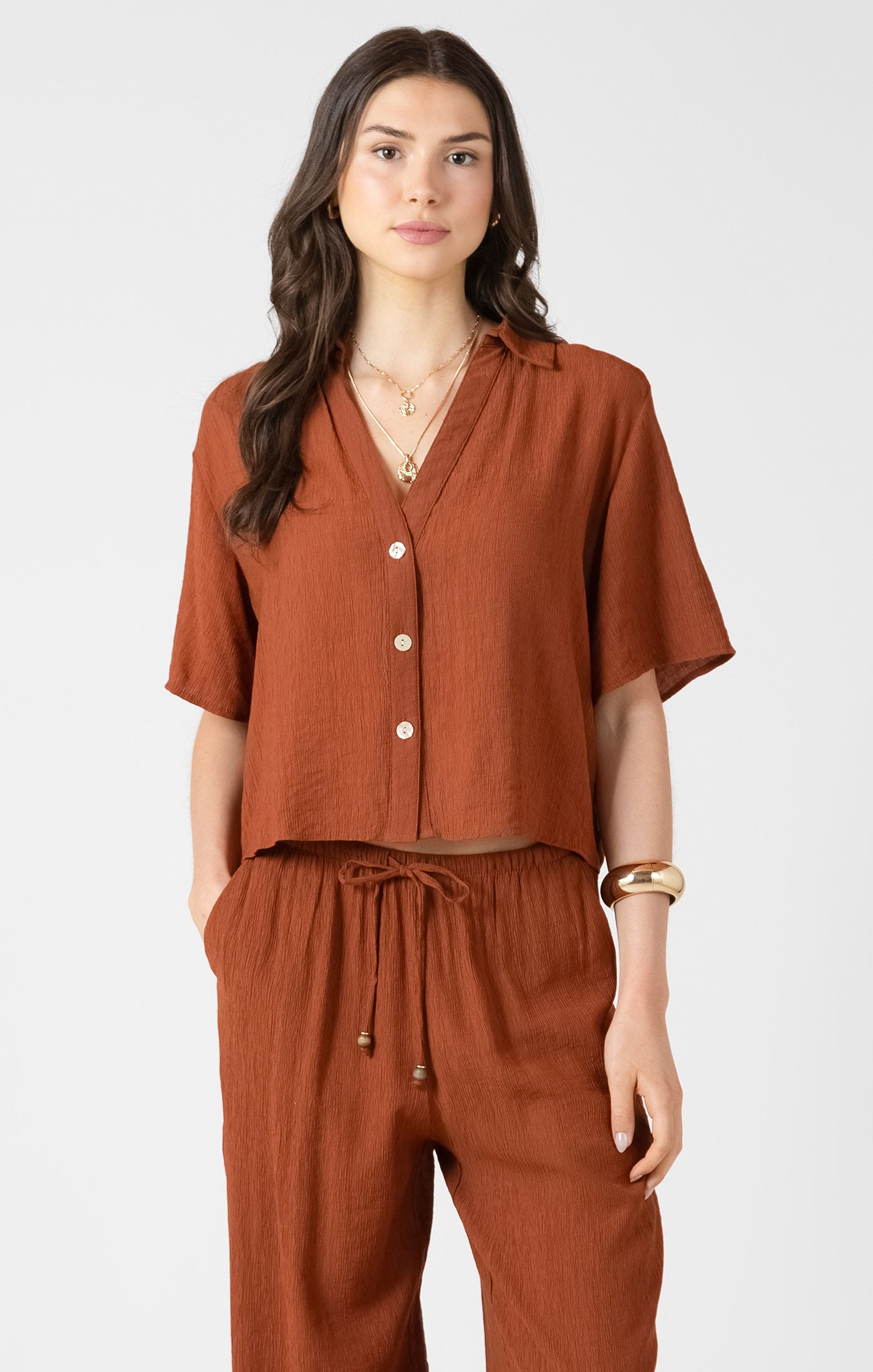 Short Sleeve Blouse (XS-2X)