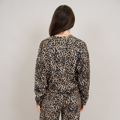 Lucie Leopard Pullover