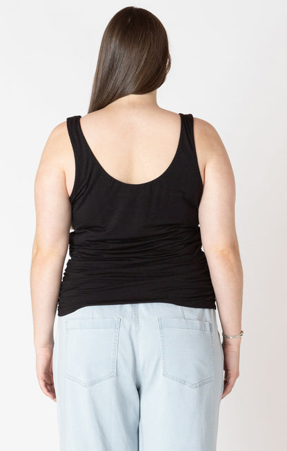 CURVE Ruched Side Tank (2 colors)