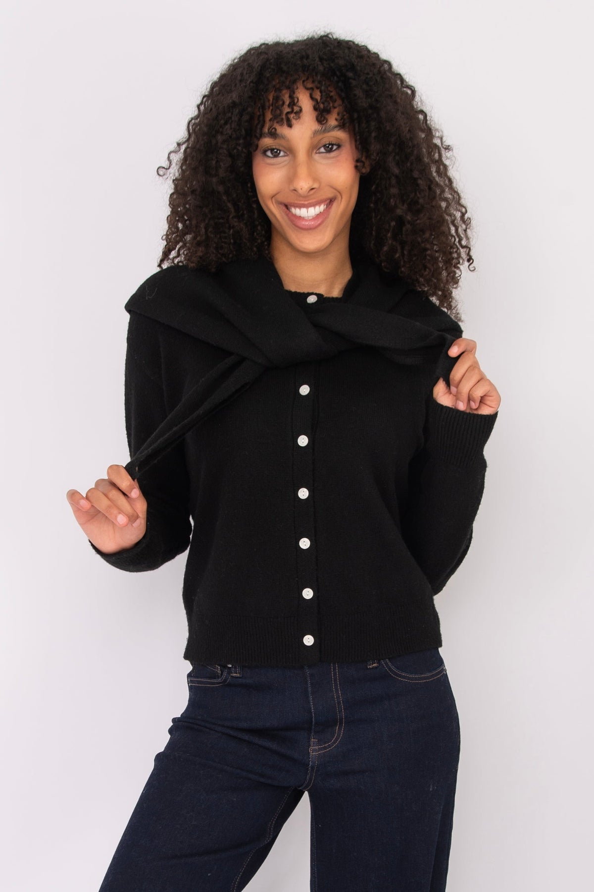 Pasha Scarf Cardigan