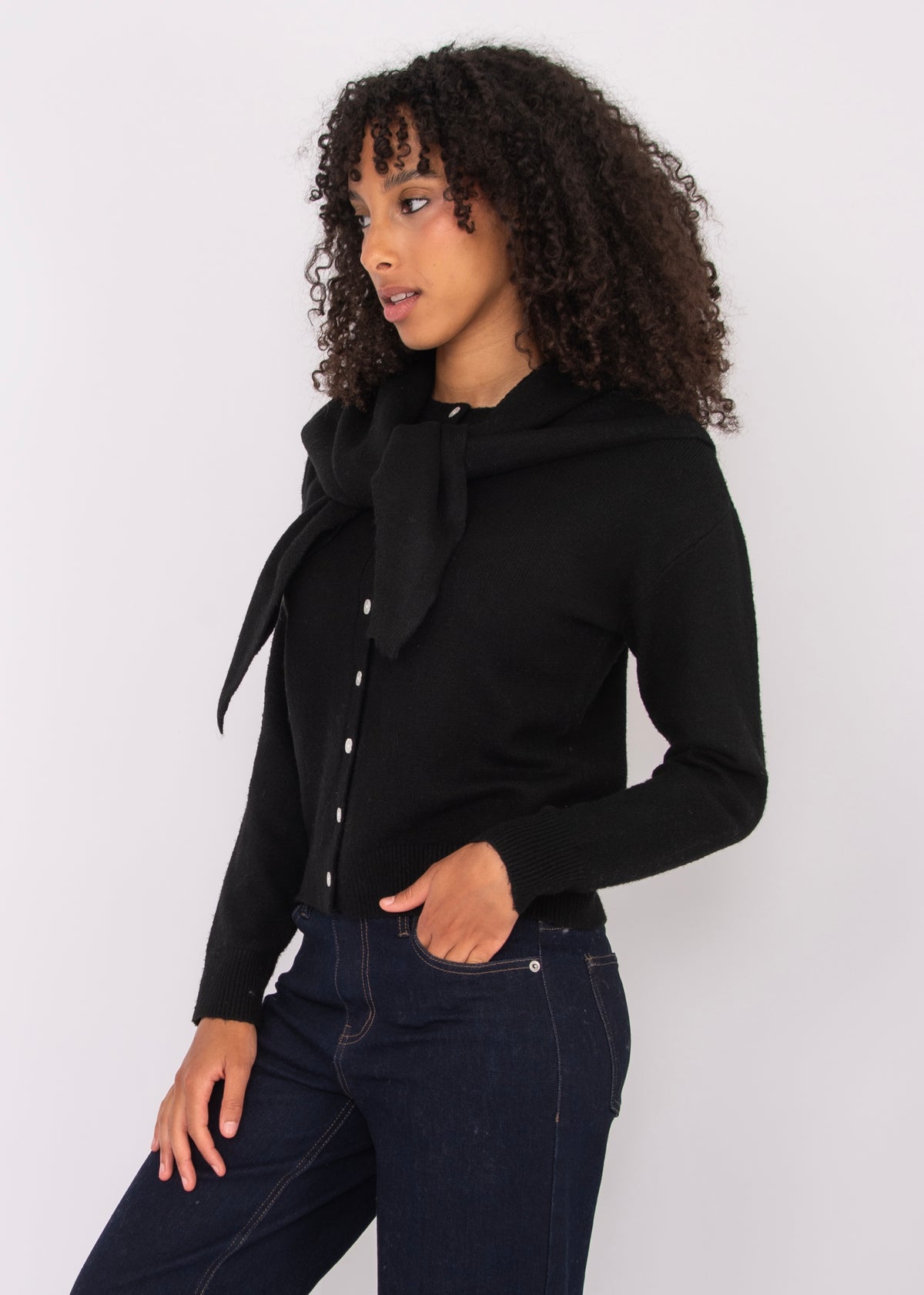 Pasha Scarf Cardigan