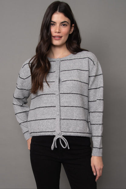 Boudica Striped Cardigan