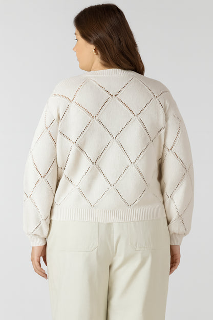 CURVE Pointelle Cardigan
